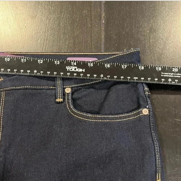 NWOT Gloria Vanderbilt Amanda Dark Wash Straight Leg High Rise Womens Jeans 18 - Picture 10 of 11